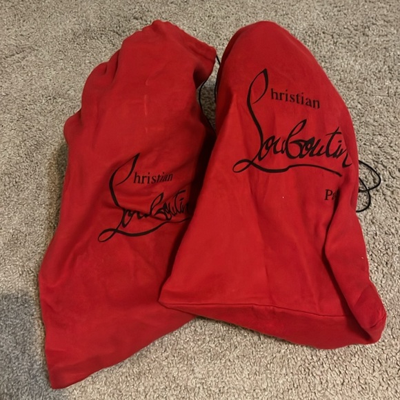 Christian Louboutin Black Suede Boots - Picture 5 of 5